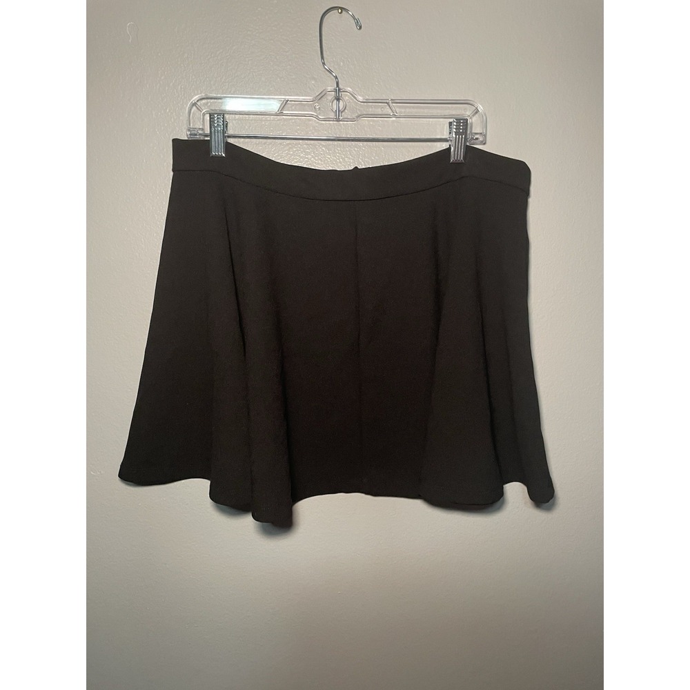 SHEIN Plus Size Black Classic Lined Skirt Size 2xl